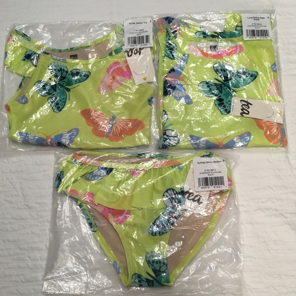 Butterfly Rash Guard & Bikini Bundle